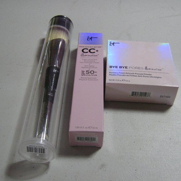 it Cosmetics Brush Pressed Powder Serum SPF 50
